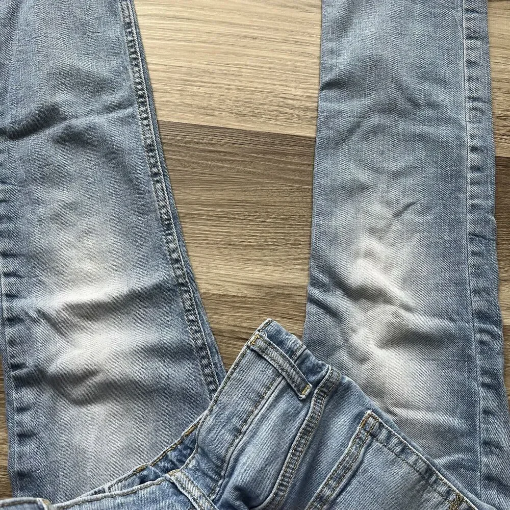 Cat & Jack Boys' Straight Fit Stretch Jeans, Light Blue, Size 8
